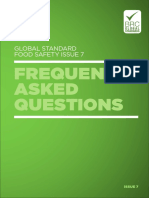 BRC Global Standard For Food Safety Issue 7 FAQs