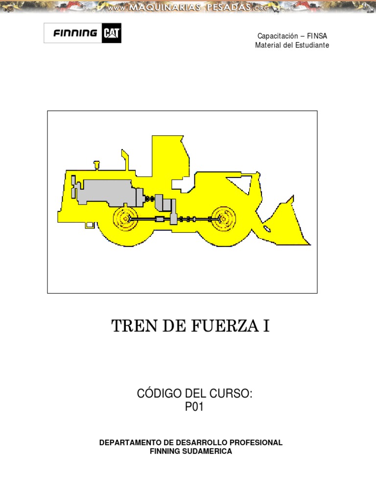 Manual Tren Fuerza I Maquinaria Pesada Finning Caterpillar PDF | PDF ...