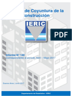 Informe de coyuntura de la industria de la construcción junio de 2017