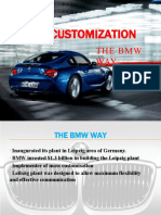 Mass Customization: The BMW WAY