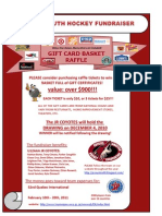 JR Coyotes Gift Card Flyer