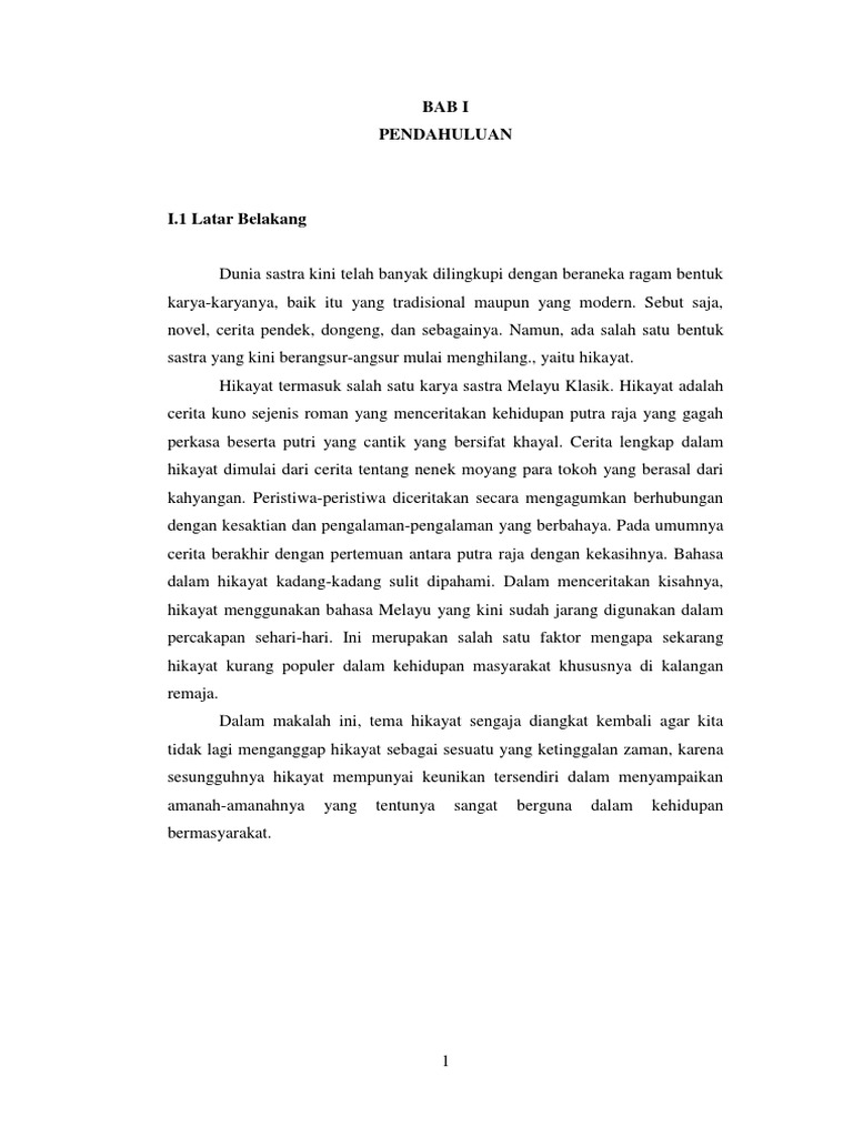 MAKALAH Hikayat 2