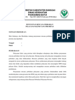 Bukti Keterlibatan Dalam Penyusunan Rencana Perbaikan