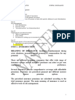 Unit 1: Introduction MEANING OF INSURANCE: Facilitates Reimbursement During