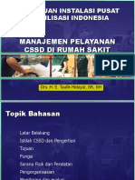 Manajemen Pelayanan CSSD Di Rumah Sakit - Drs. H. E .Taufik Hidayat, SKM, SH