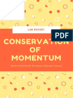 Our Reading Room Rules Conservation OF Momentum: Lab Report