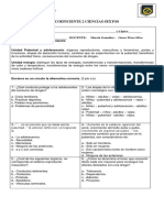 Prueba Coeficiente Dos Sextos Ciencias