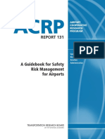 Acrp - RPT - 131 - Safety Risk Management For Airports