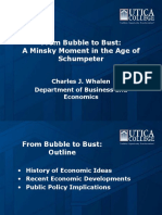 From Bubble To Bust: A Minsky Moment in The Age of Schumpeter