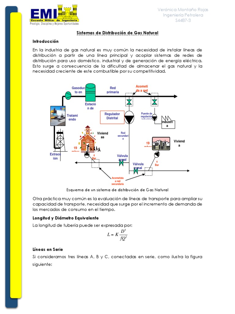 Sistemas de Distribución de Gas Natural | PDF | Red eléctrica | Transporte