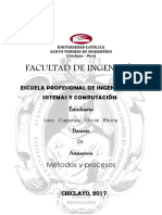 Diagrama de Recorridos y Balance de Linea - G5