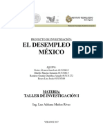 El Desempleo Investigación