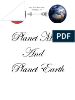Planet Mars and Planet Earth: Viany Sicaru Ruiz Ramos 501 Bloque A