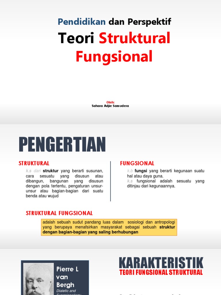 Pendidikan Dan Perspektif Struktural Fungsional Pdf