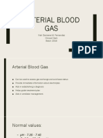 Arterial Blood GAS: Yrah Damiene M. Fernandez Clinical Clerk Batch 2016