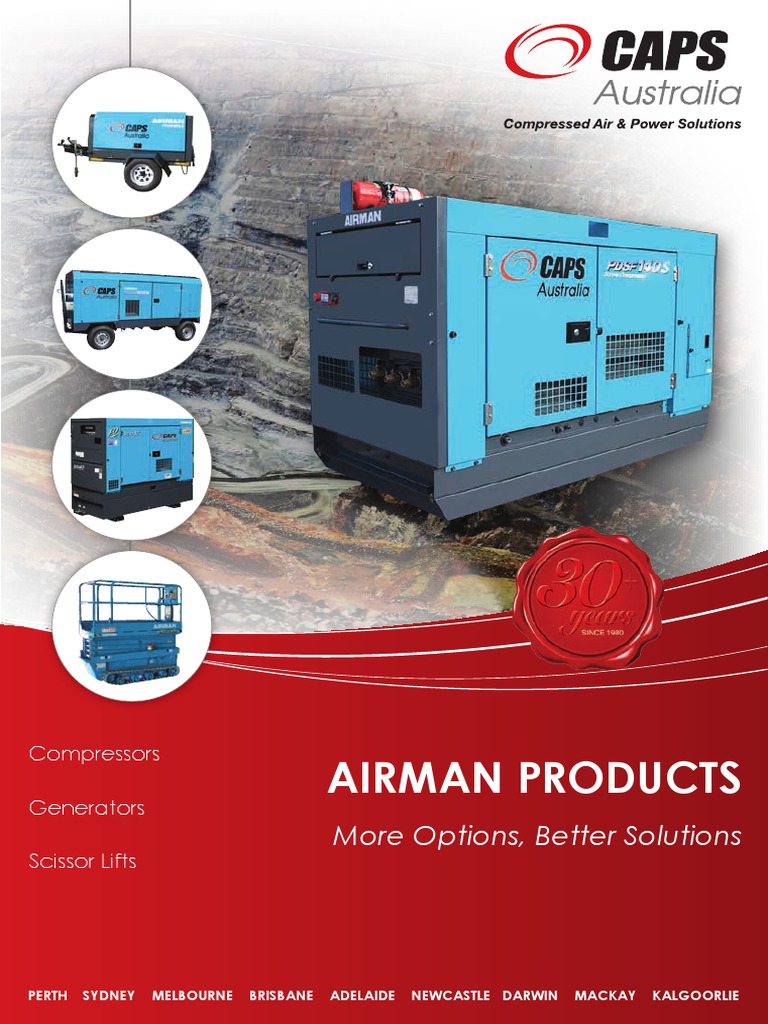 Airman Box Type Compressors Overview | PDF | Diesel Engine | Turbocharger