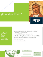 Qué Dijo Jesús