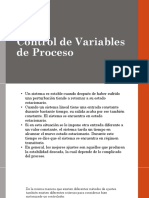 Control de Variables de Proceso