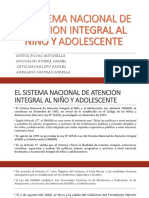 El Sistema Nacional de Atencion Integral Al Niño