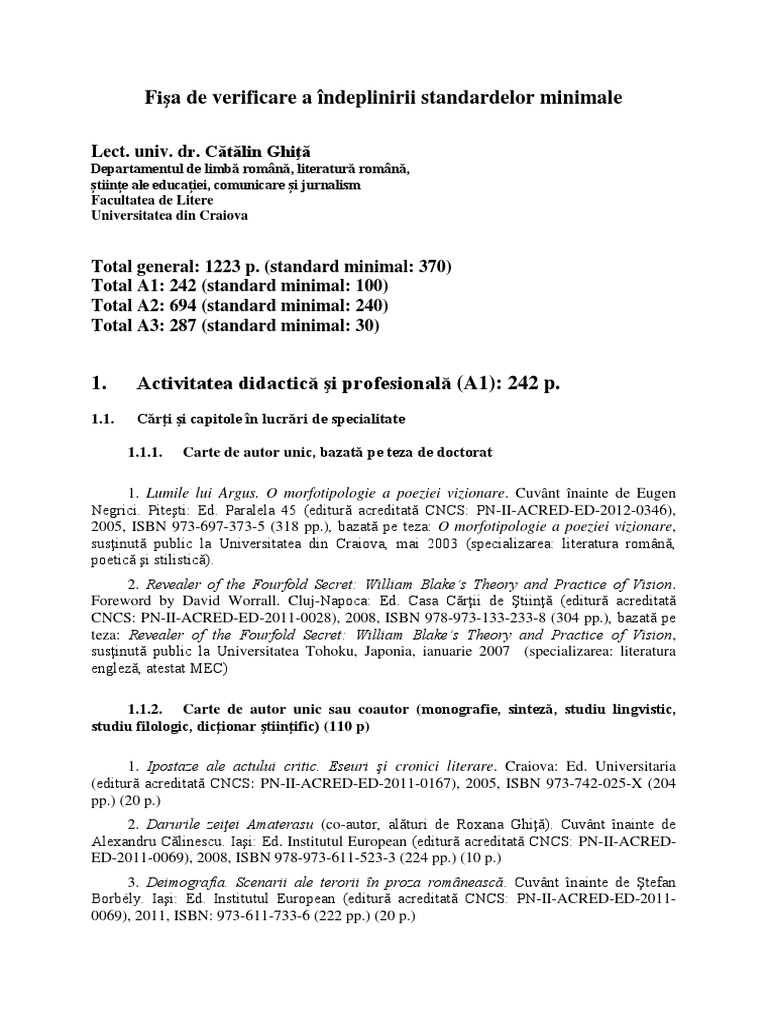 Fisa CG Definitiv PDF | PDF