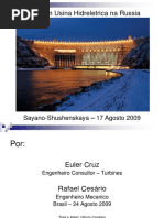 Acidente - Usina Hidroeletrica - Russia