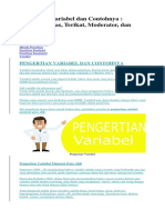 SIKRIPSI Pengertian Variabel Dan Contohnya