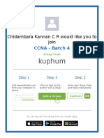 Kuphum: Chidambara Kannan C R Would Like You To Join
