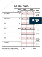 Project Schedule - November 2017