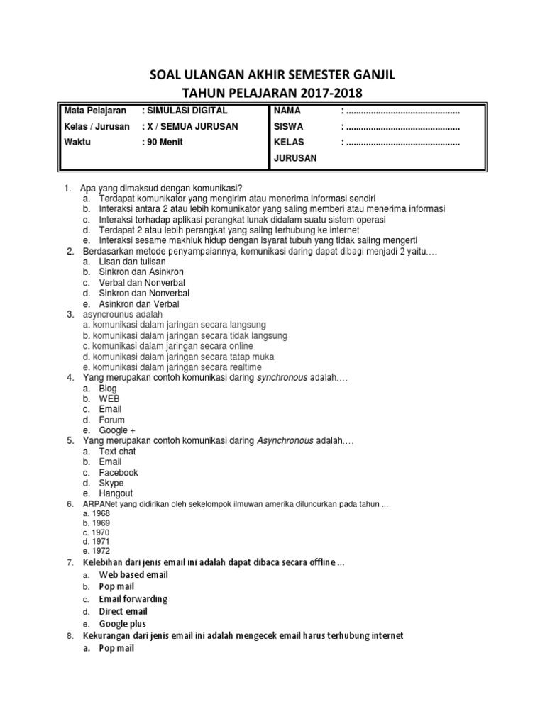 Tata Krama Dalam Komunikasi Asynchronous Kecuali Menata Rapi
