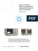5989-8794EN - What Is The Difference Between An Equivalent Time Sampling Oscilloscope and A Real-Time Oscilloscope PDF