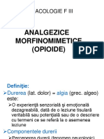 Analgezice Morfinomimetice