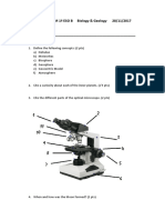 Examen Biology Evaluation