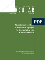 Geophysical Methods For Geotechnical Site Characterization