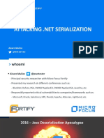 Attacking NET Serialization