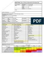 Location Risk Assessment Form-Part A: Basic Information & Hazard List