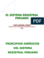 Principios Juridicos Del Sistema Registral Peruano