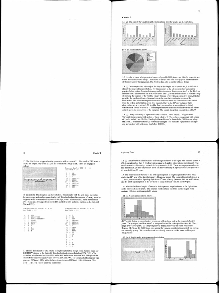 The Practice Of Statistics Solution Manual Pdf Median Mean