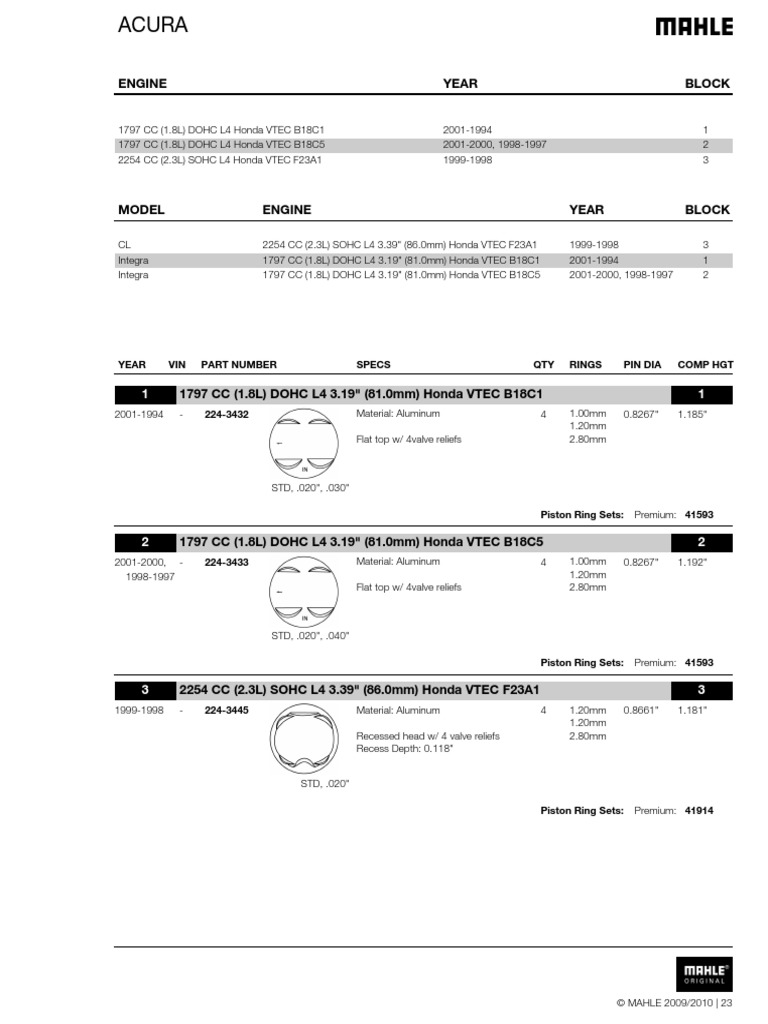 Sealed Power 1009P30 Cast Piston