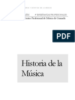 Historia y Estetica de La Musica