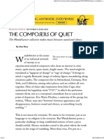 Wandelweiser The Composers of Quiet - The New Yorker PDF