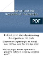 5.6 Indirect Proof and Inequalities in Two Triangles