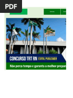 Edital Verticalizado TRT21 Analista Judiciário Área Judiciária FINAL