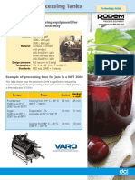 DCI Horizontal Processing Tanks Tech Sheet