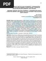 SOBRE “IMAGINAR COM OS OLHOS DA MEMÓRIA”