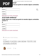 Como Fazer Um Bom Teste de Usabilidade - Catarinas Design de Interação