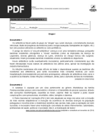 Avaliação Ciencias 9º Ano