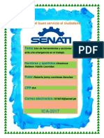 Uso de Herramientas y Acciones Ante Una Emergencia en El Trabajo