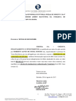 Pedido de certidão de dívida de R$ 3.821,22