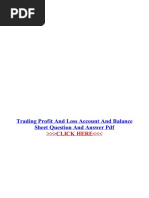 Download Trading Profit and Loss Account and Balance Sheet Question and Answer PDF by Bikash Doley SN365955254 doc pdf