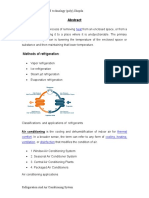 Methods of Refrigeration